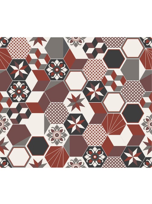 Crédence adhésive carreaux en aluminium Exa - Kiabi