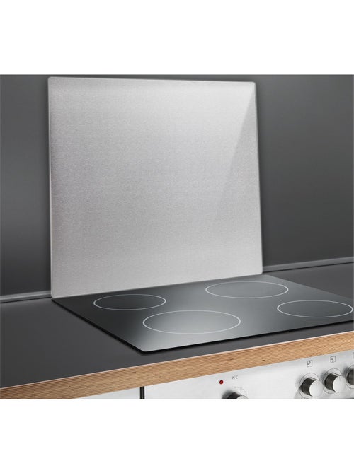 Crédence de cuisine design inox Palo - L. 56 x l. 47cm - Gri mat - Kiabi