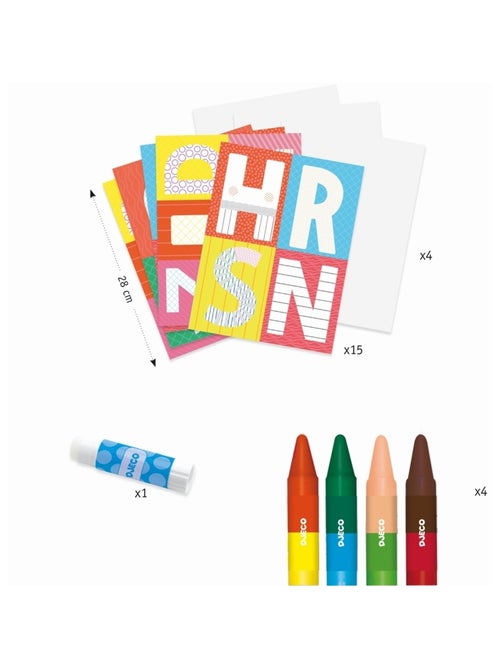 Créer avec des formes - Un monde à créer, lettres - Kiabi