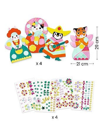 Créer avec des stickers Brillants