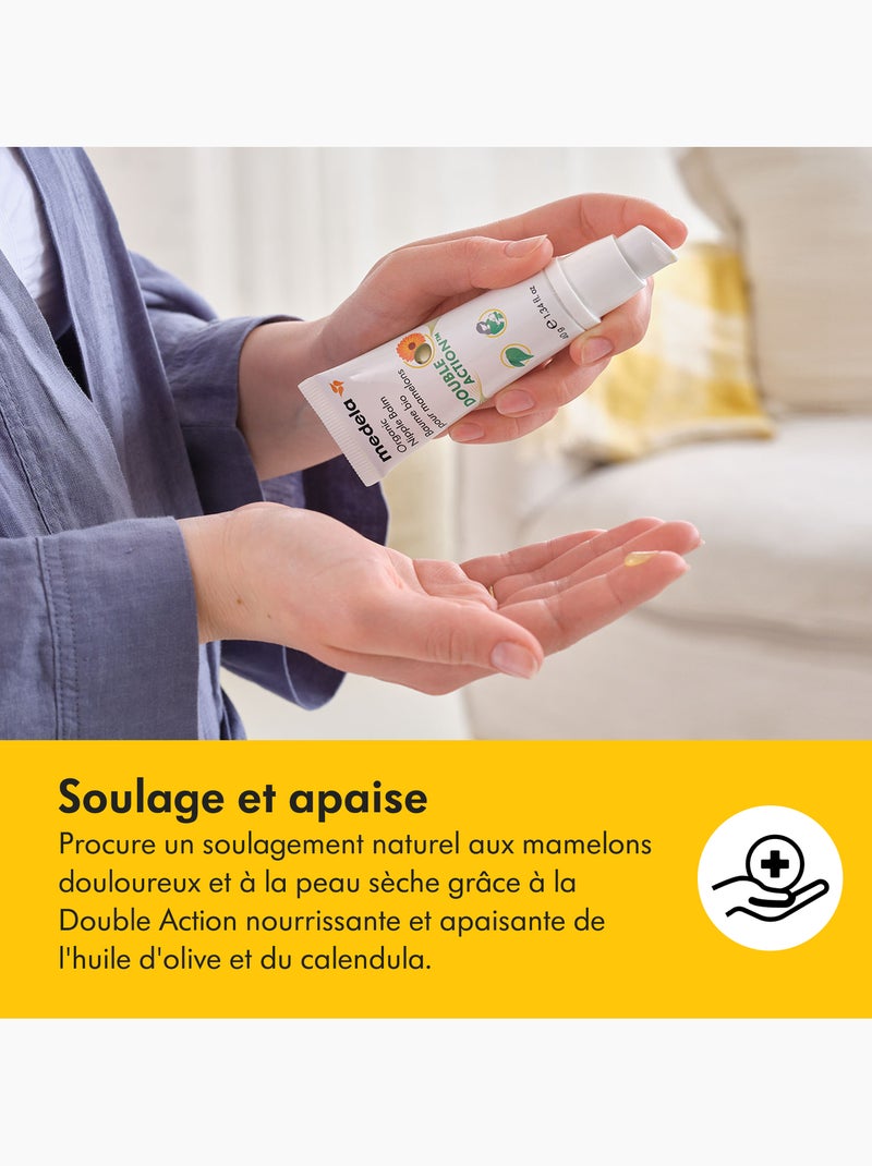 Crème bio pour mamelons Medela 40g - Naturelle, apaisante et nourrissante, hypoallergénique Transparent - Kiabi