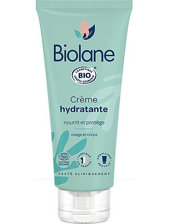 Crème hydratante certifiée biologique 100ml biolane