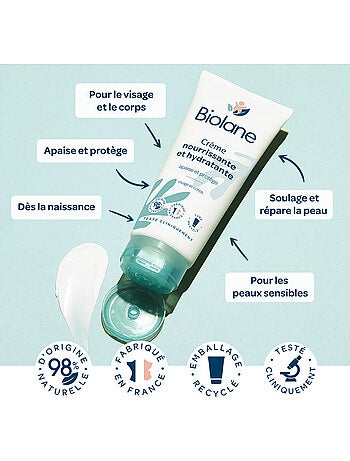 Crème nourrissante et hydratante 100ml biolane