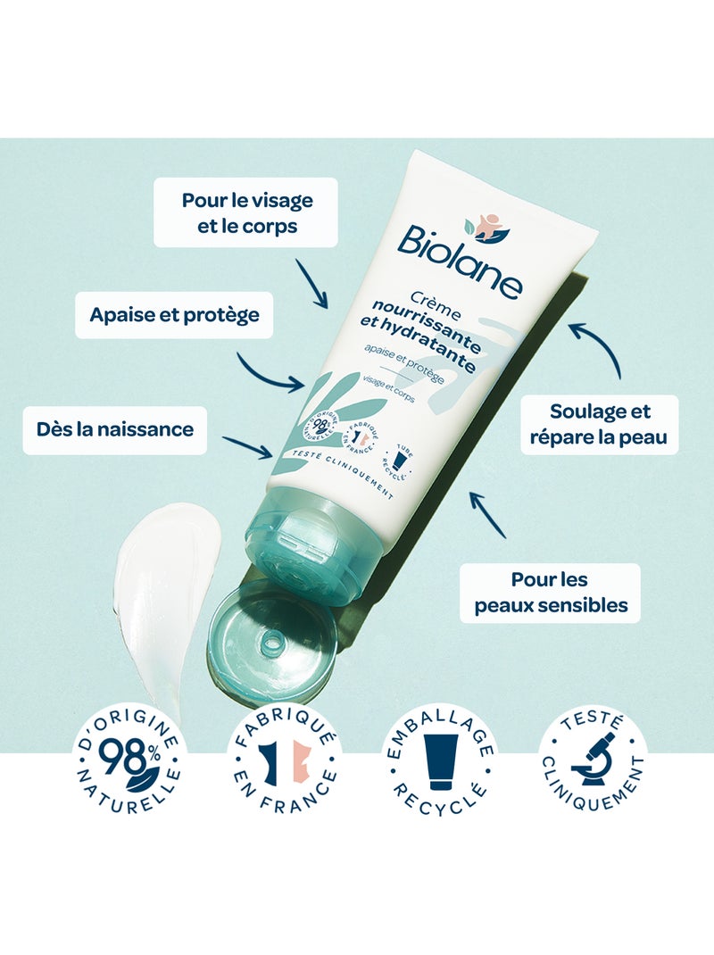 Crème nourrissante et hydratante 100ml biolane N/A - Kiabi