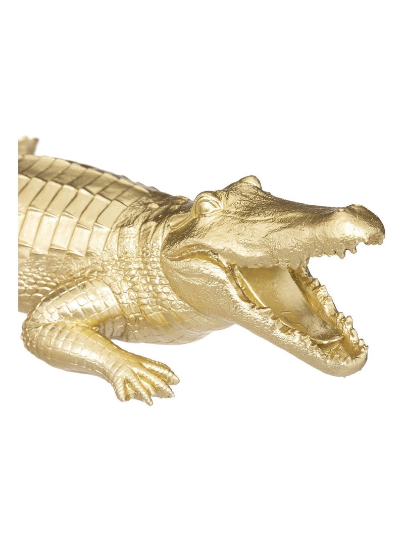 Crocodile en résine Doré/or - Kiabi