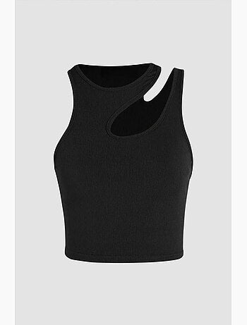 Crop top à col asymétrique hiccup