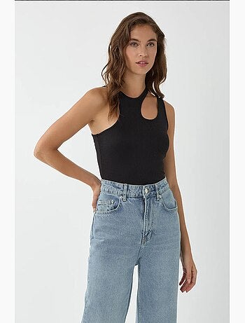 Crop top à col asymétrique hiccup
