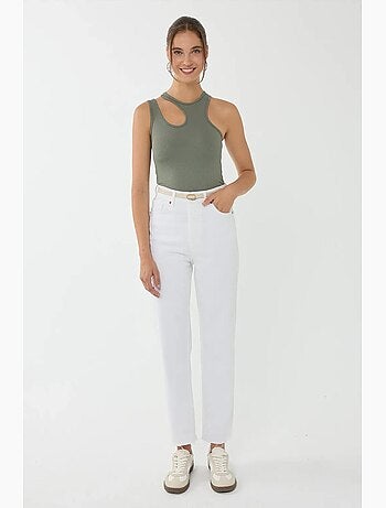 Crop top à col asymétrique hiccup