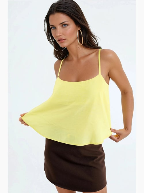 Crop top à col carré busem - Kiabi Crop top à col carré busem - Kiabi