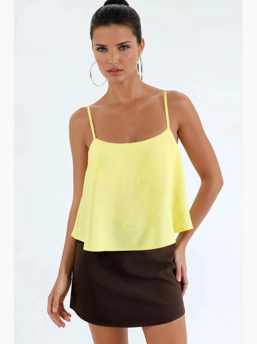 Crop top à col carré busem - Kiabi Crop top à col carré busem - Kiabi
