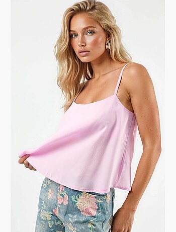 Crop top à col carré busem