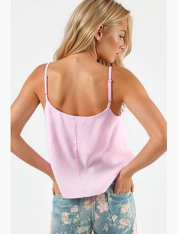 Crop top à col carré busem