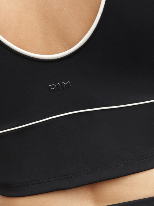 Crop top col V de Sport Dim Move - Kiabi