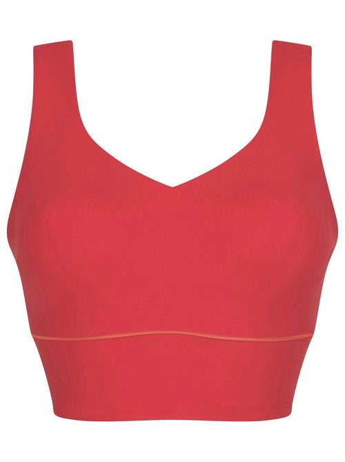 Crop top col V de Sport Dim Move - Kiabi