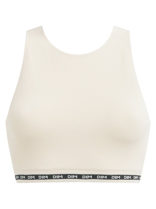 Crop top en microfibre côtelée sans couture Icons Seamless - Kiabi