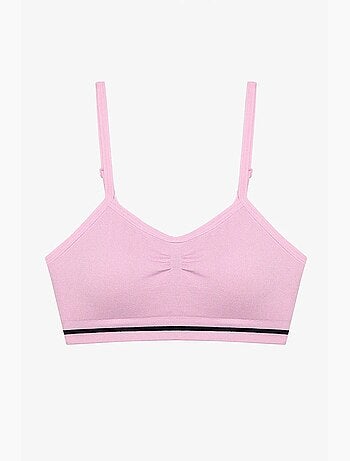 Crop top ouvert sans couture fille penti