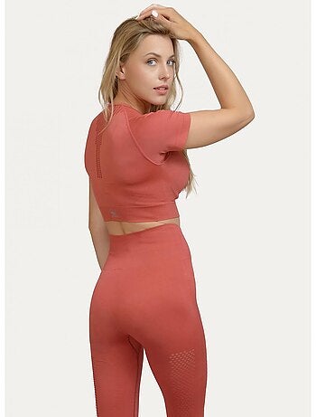 Crop top sans coutures Femme Fitness, Naya