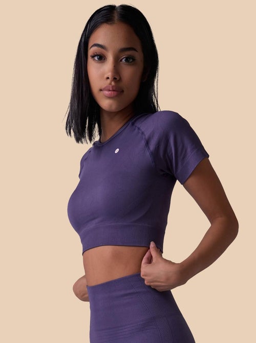 Crop top sans coutures Femme Fitness, Naya - Kiabi