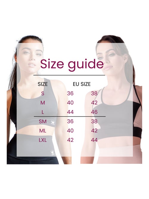 Crop top sans coutures Manches longues Femme Fitness, Alisha - Kiabi