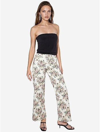 Crop top tricoté sans bretelles busem