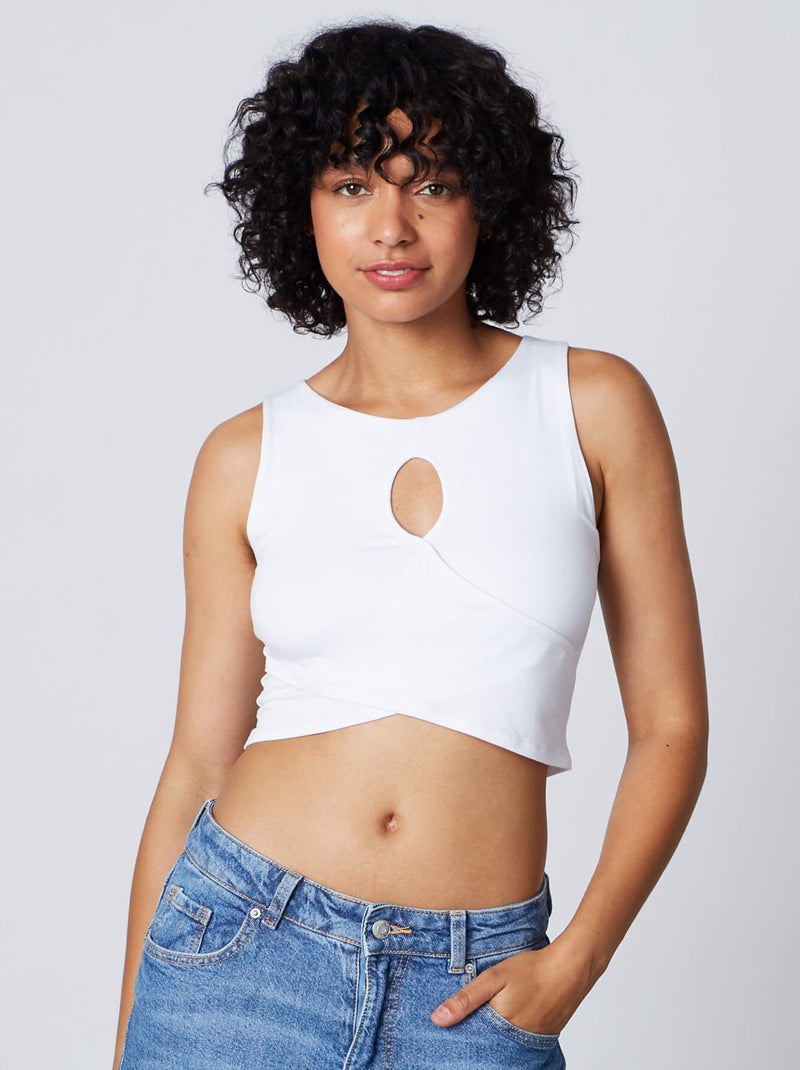 Croptop Iris - RougeGorge Lingerie Blanc - Kiabi