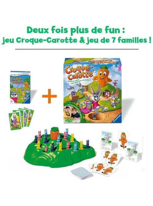 Croque Carotte et jeu de 7 familles - Kiabi