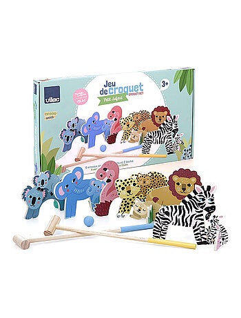 Croquet en bois animaux Petit Safari