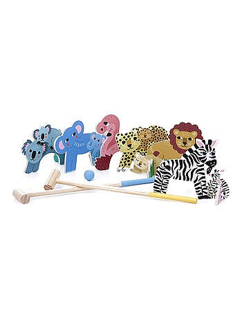Croquet en bois animaux Petit Safari