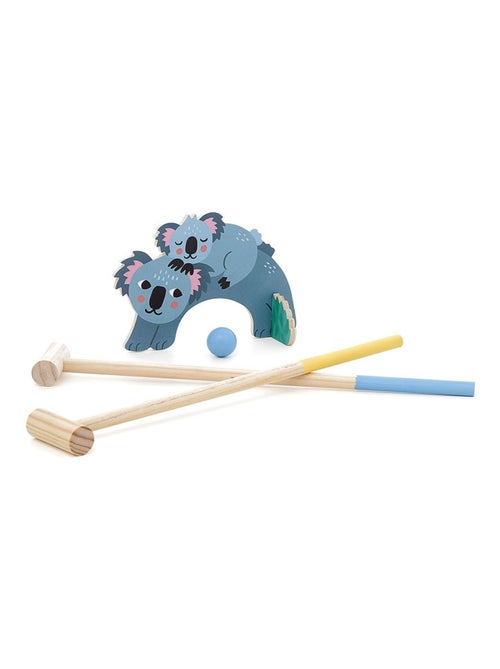 Croquet en bois animaux Petit Safari - Kiabi