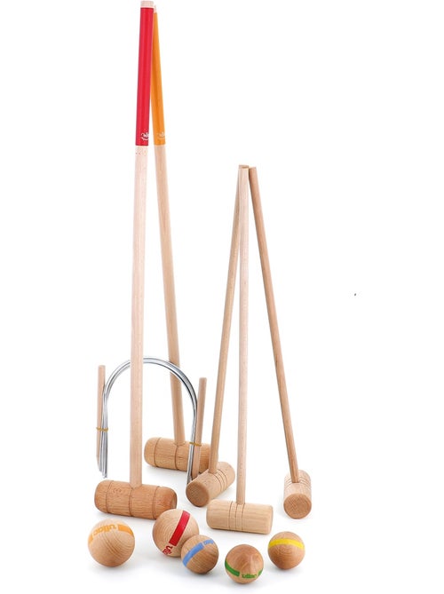 Croquet famille 2 adultes et 3 enfants - Kiabi Croquet famille 2 adultes et 3 enfants - Kiabi