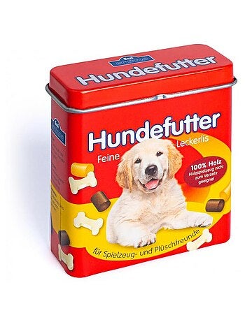 Croquettes pour chien en bois