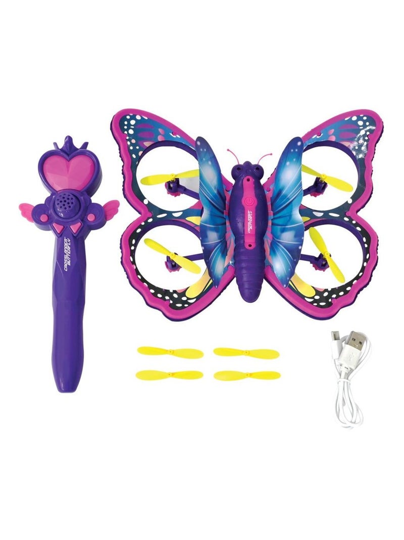 CROSSLANDER Butterfly - papillon volant télécommandé avec contrôle gestuel Violet - Kiabi