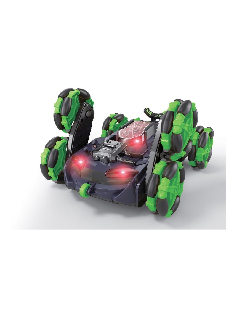 Crosslander Flip 6 roues, figures à 360° Vert - Kiabi