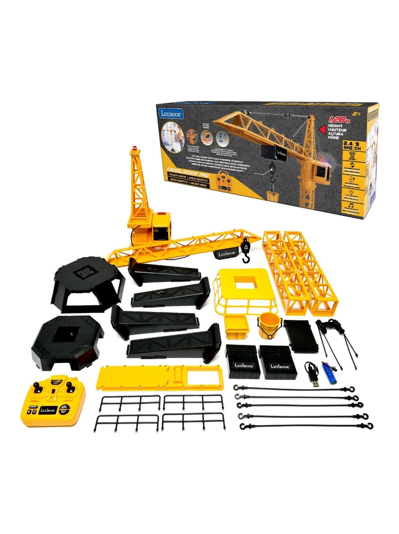 CROSSLANDER PRO - Grue géante télécommandée Jaune - Kiabi