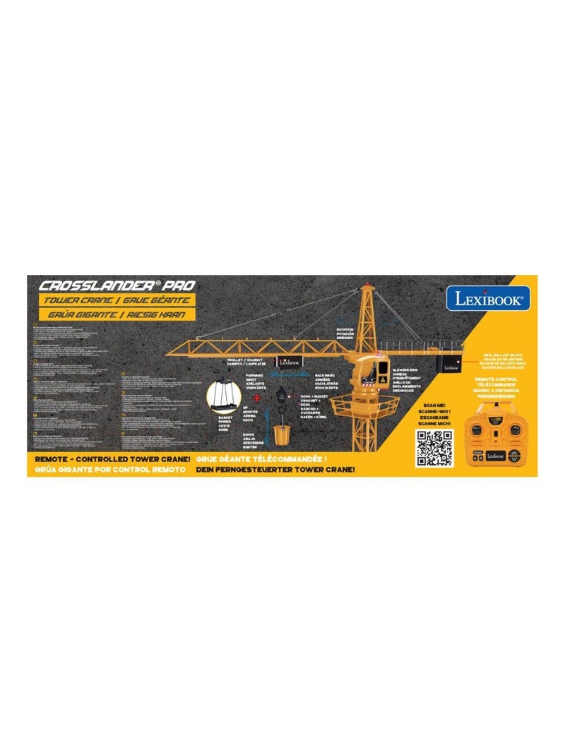 CROSSLANDER PRO - Grue géante télécommandée Jaune - Kiabi