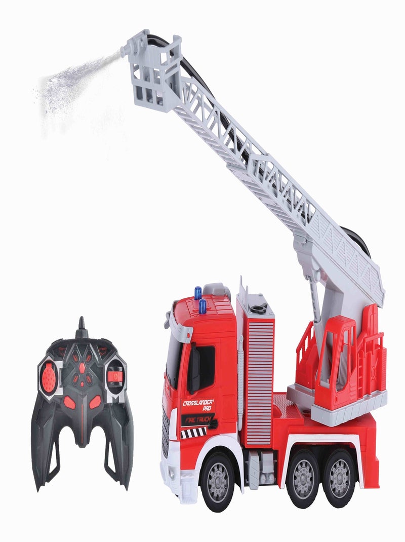 Crosslander PRO Camion de pompiers télécommandé Rouge - Kiabi