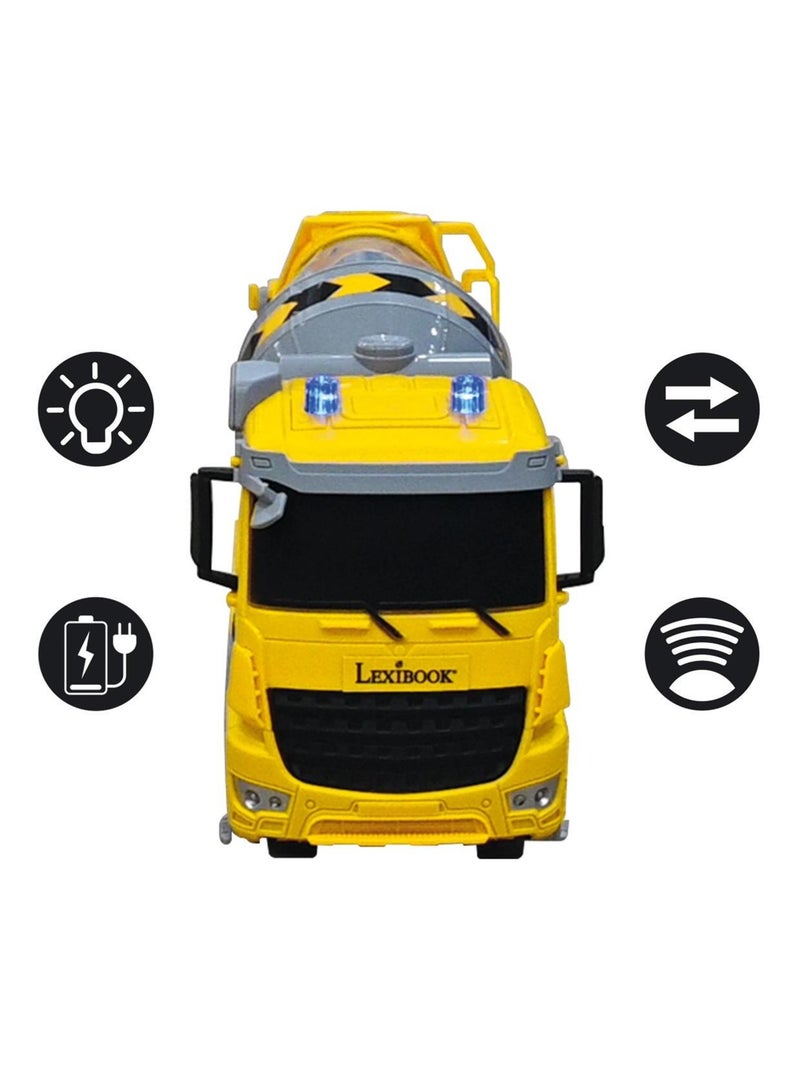 Crosslander PRO Malaxeur de chantier télécommandé Jaune - Kiabi