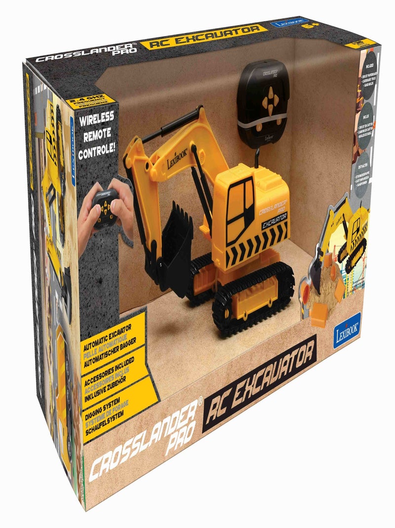 Crosslander PRO Tractopelle télécommandé avec bras articulé Jaune - Kiabi
