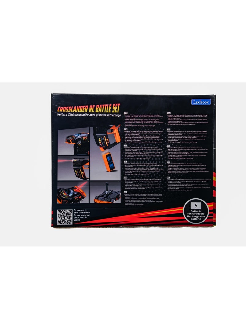 Crosslander® Voiture télécommandée et Pistolet Laser Noir - Kiabi