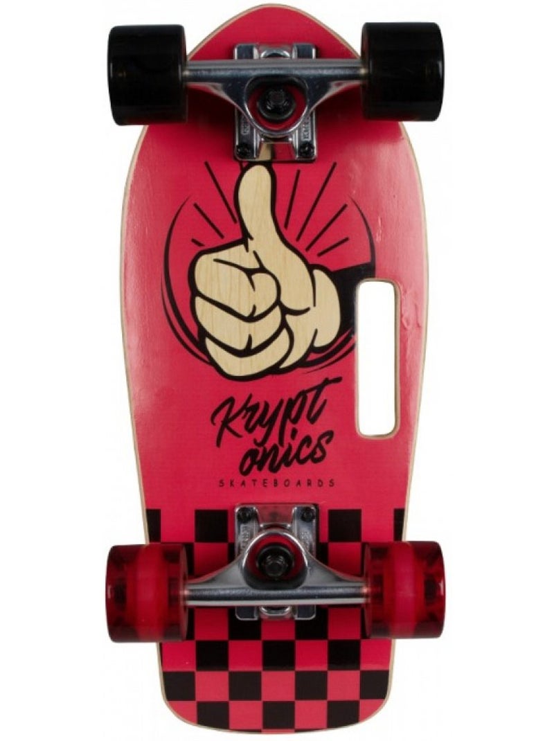 Cruiser stubby 'kryptonics' all right Rouge - Kiabi