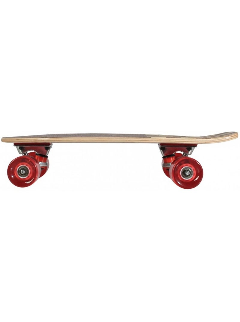Cruiser stubby 'kryptonics' cali authentic Rouge - Kiabi