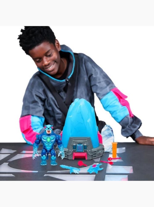 Cryo lab - moose toys - mr. Beast lab - 18 cm, 30 lumières et sons, 2 fauves à collectionner - Kiabi