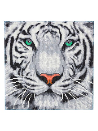 Crystal Art Tigre de neige