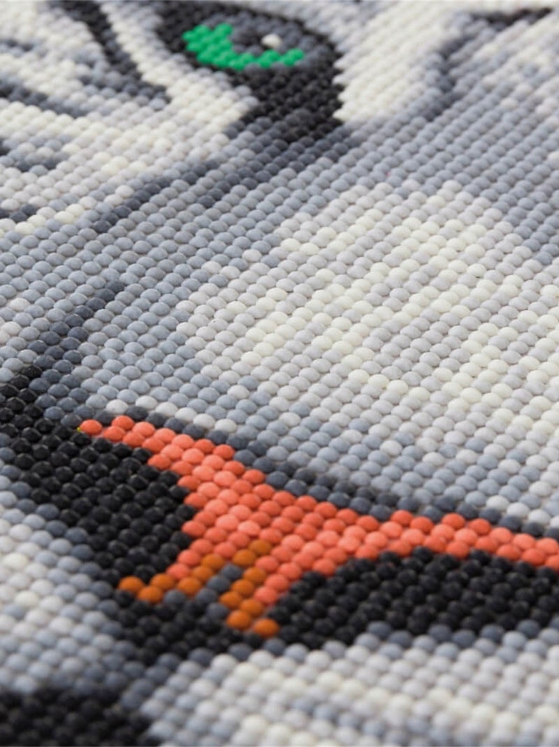 Crystal Art Tigre de neige N/A - Kiabi