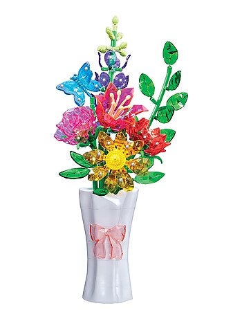 Crystal gem bouquet de fleurs