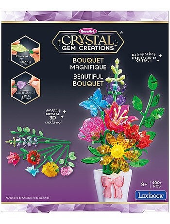Crystal gem bouquet de fleurs