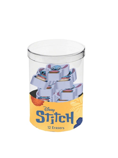 Cube avec 12 Gommes - Disney Lilo et Stitch Mix - Multicolore - Taille Unique - Kiabi