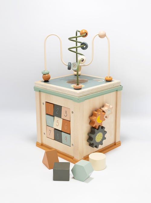 Cube d'activité en bois - Kiabi