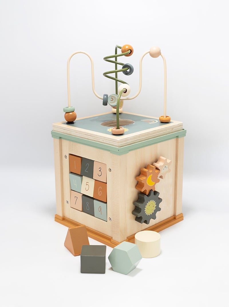 Cube d'activité en bois Multicolore - Kiabi