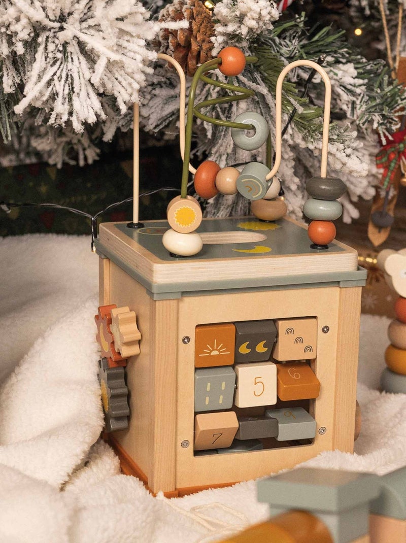 Cube d'activité en bois Multicolore - Kiabi